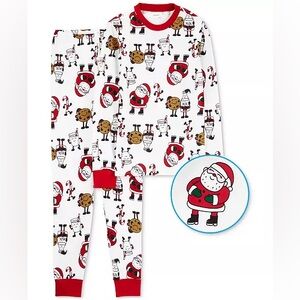 Adults Carters Family Festive Santa Kids Pajama Set